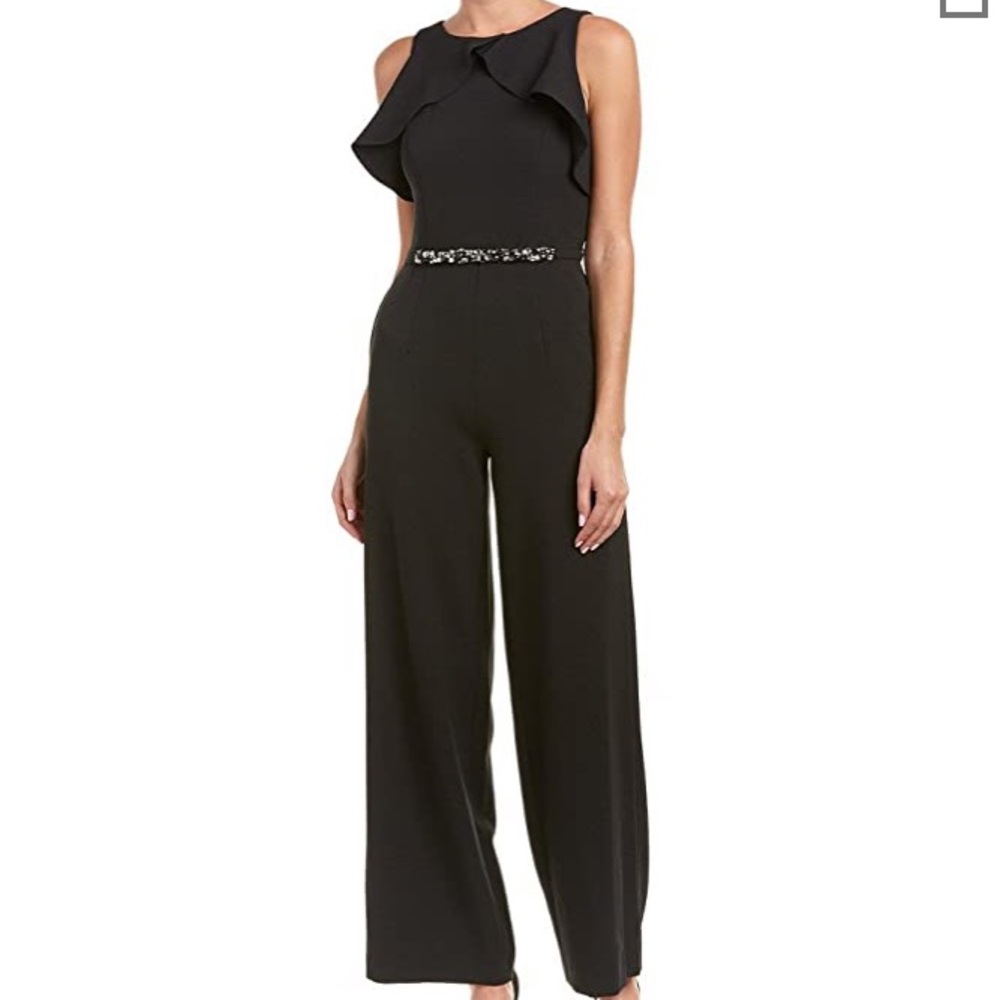Julia Jordan Jumpsuit with embellished belt size 8